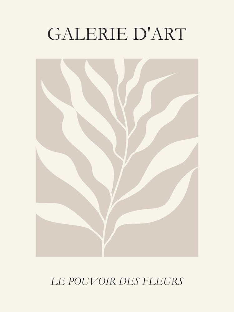 Neutral Matisse Print 2