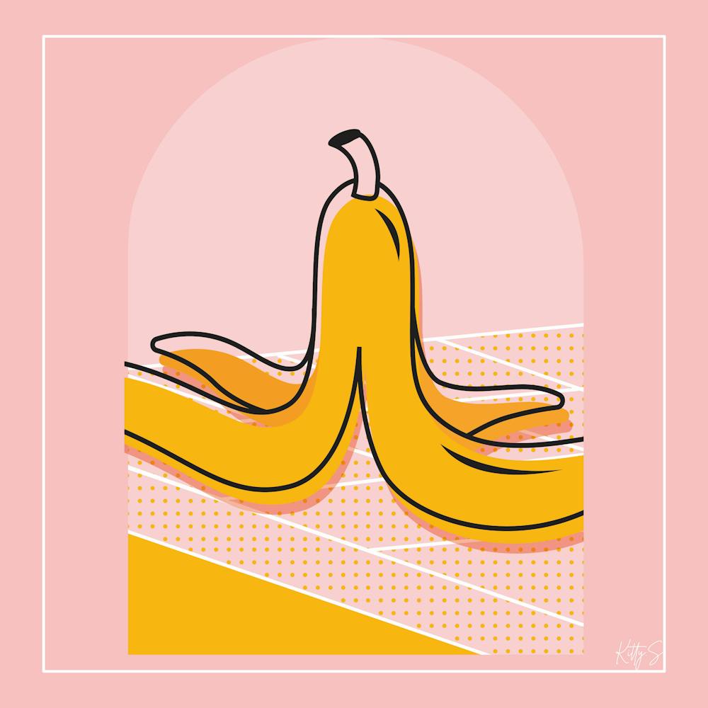 Pop Art Banana Peel 1