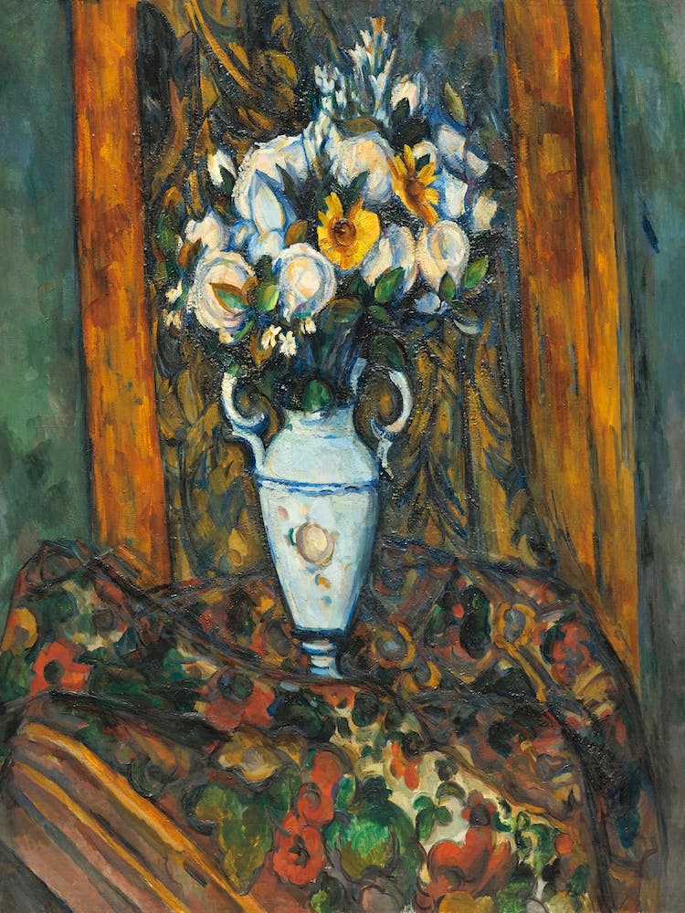 Vase Of Flowers, Paul Cézanne