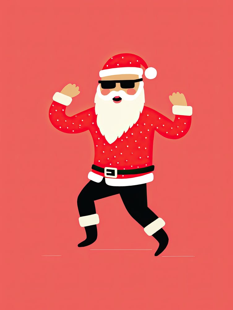 Santa Claus Dancing 22, Christmas