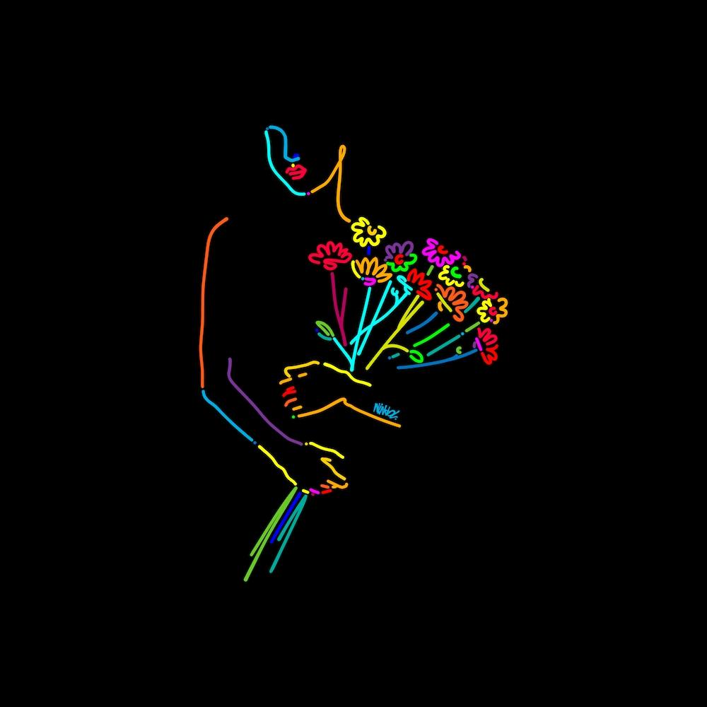 A Bouquet Square Line