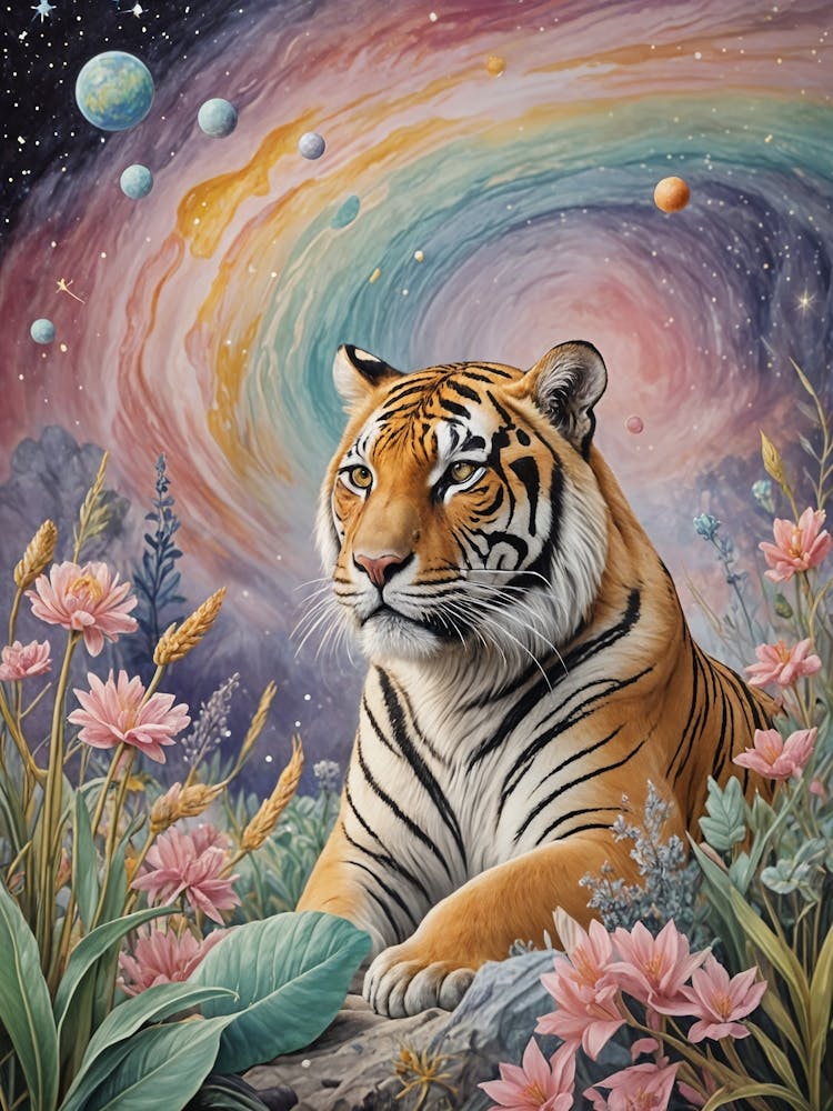 Rainbow Cosmic Tiger
