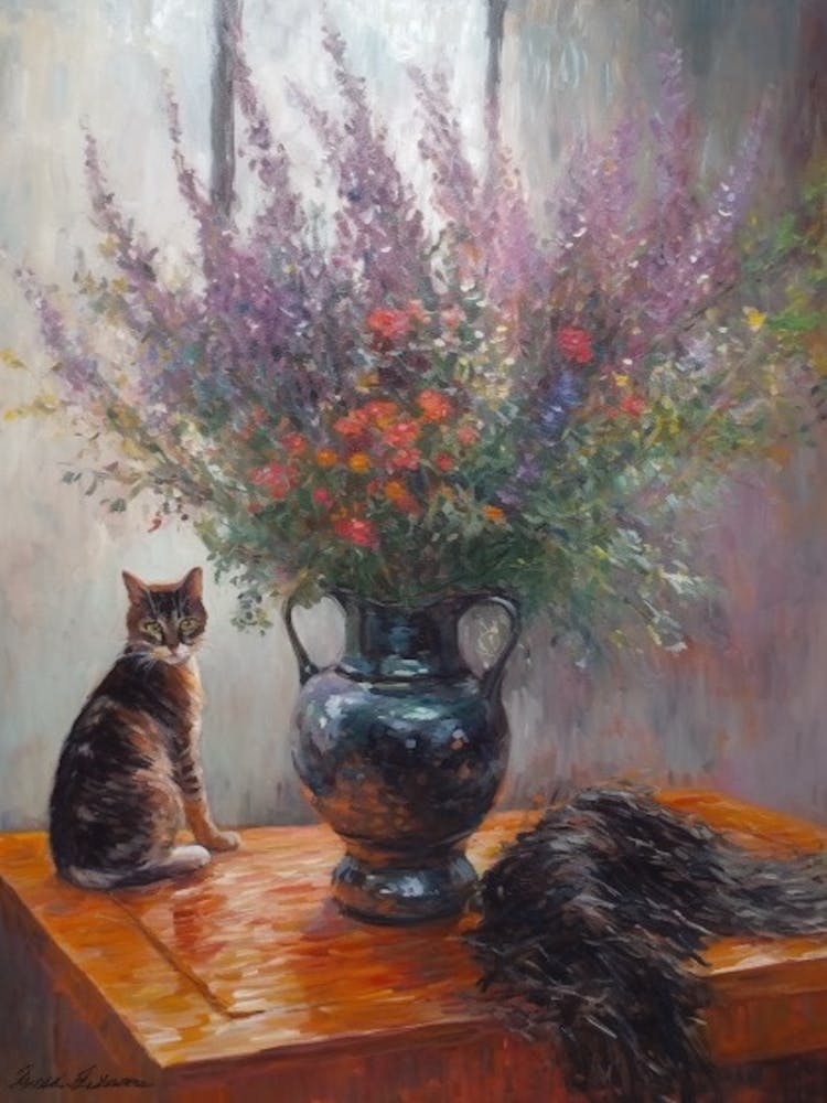 Heather With A Cat 4