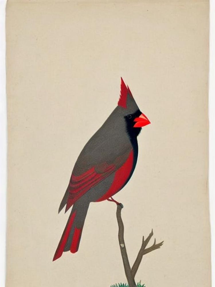 Cardinal Illustration Bird