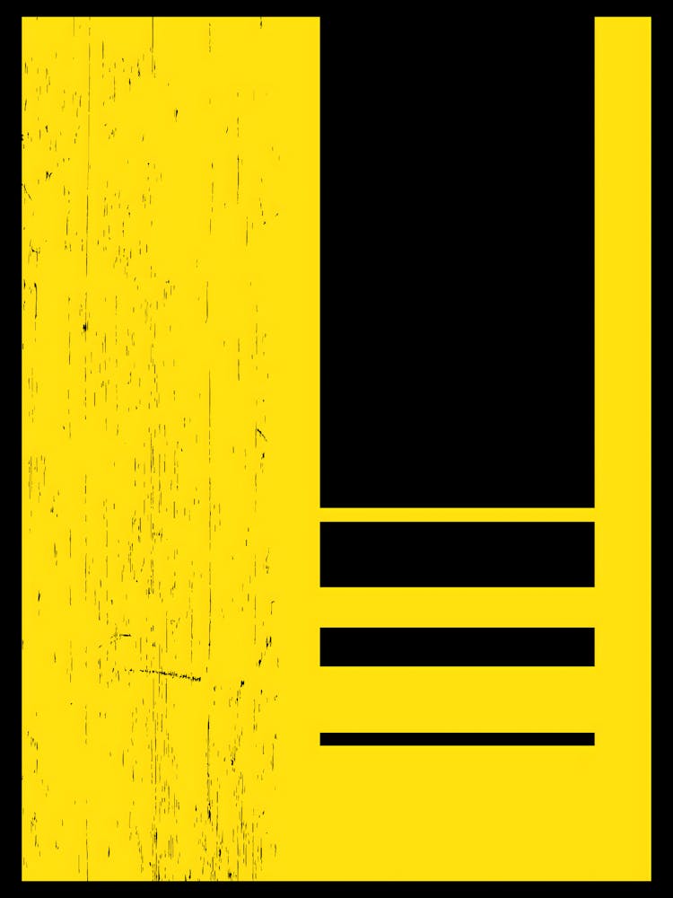 Gelbes und Schwarzes Quadrat
