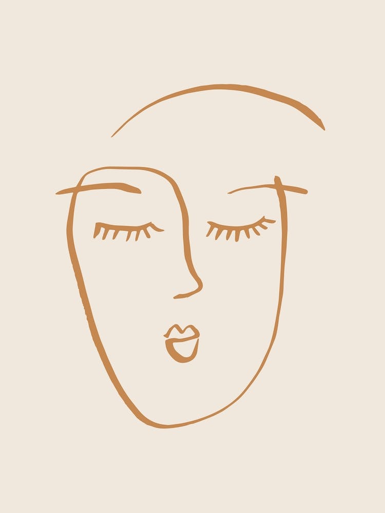 Line Face Girl 2