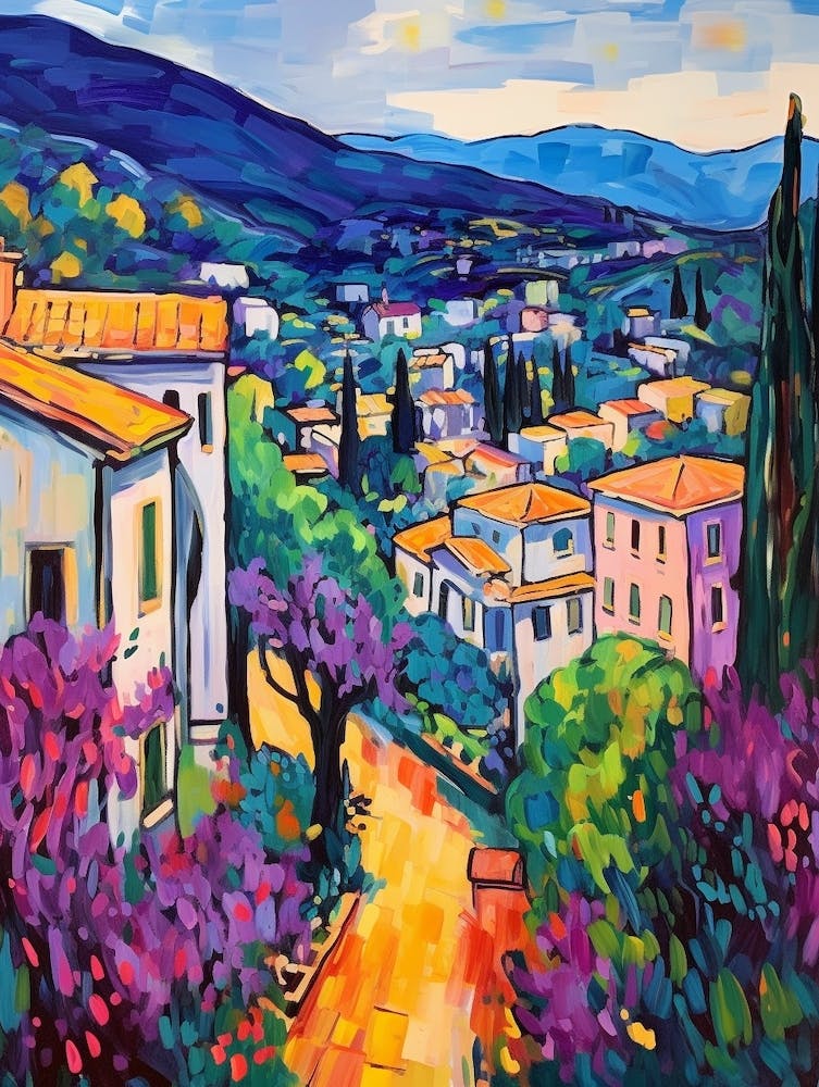 Spoleto Italy 4 Fauvist Painting