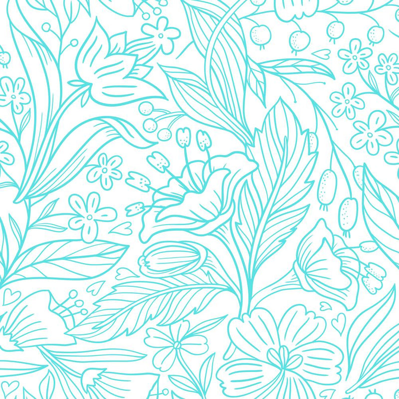 Seamless Pattern With Flowers 6