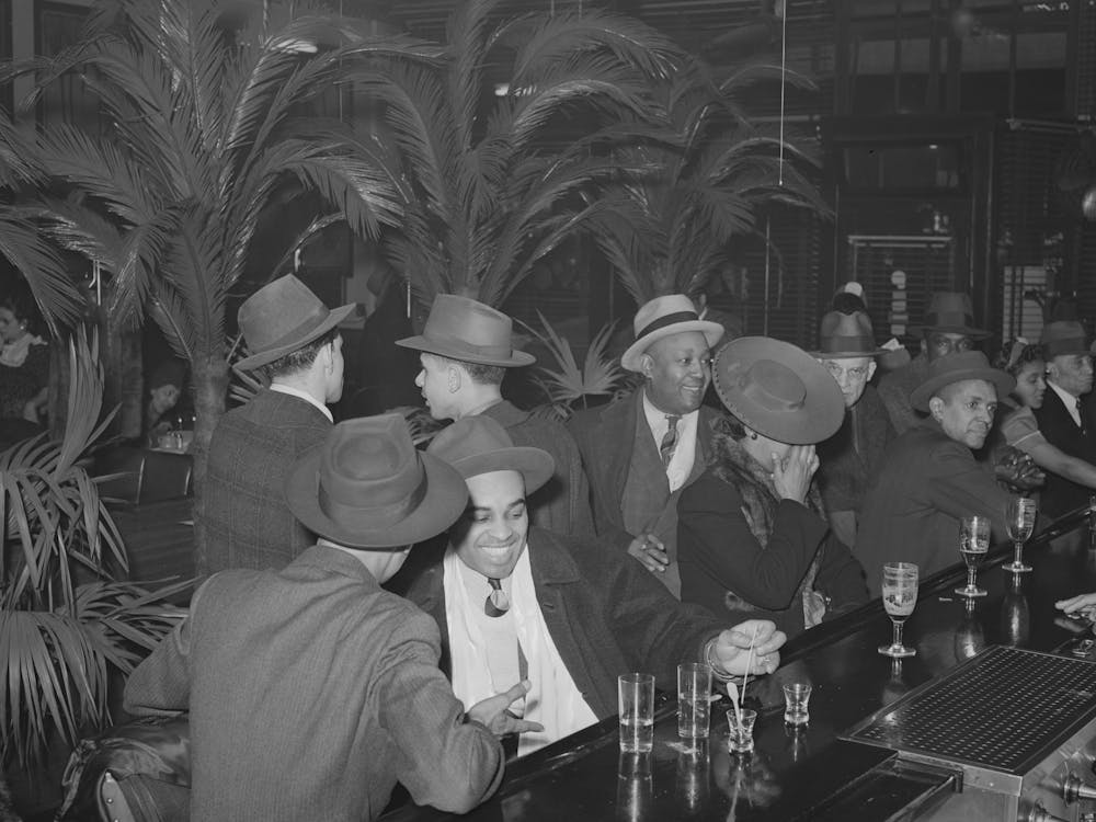 The Bar At Palm Tavern, Restaurant On 47th Street, Chicago, Illinois By Russell Lee