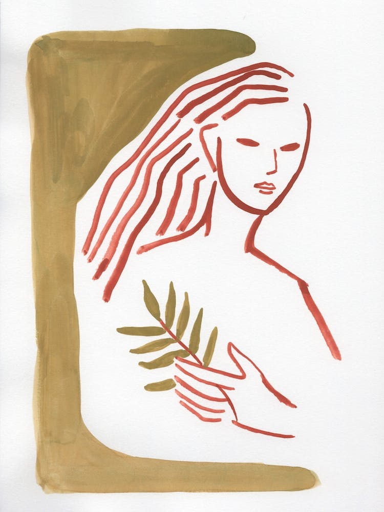 Leaves In Hand