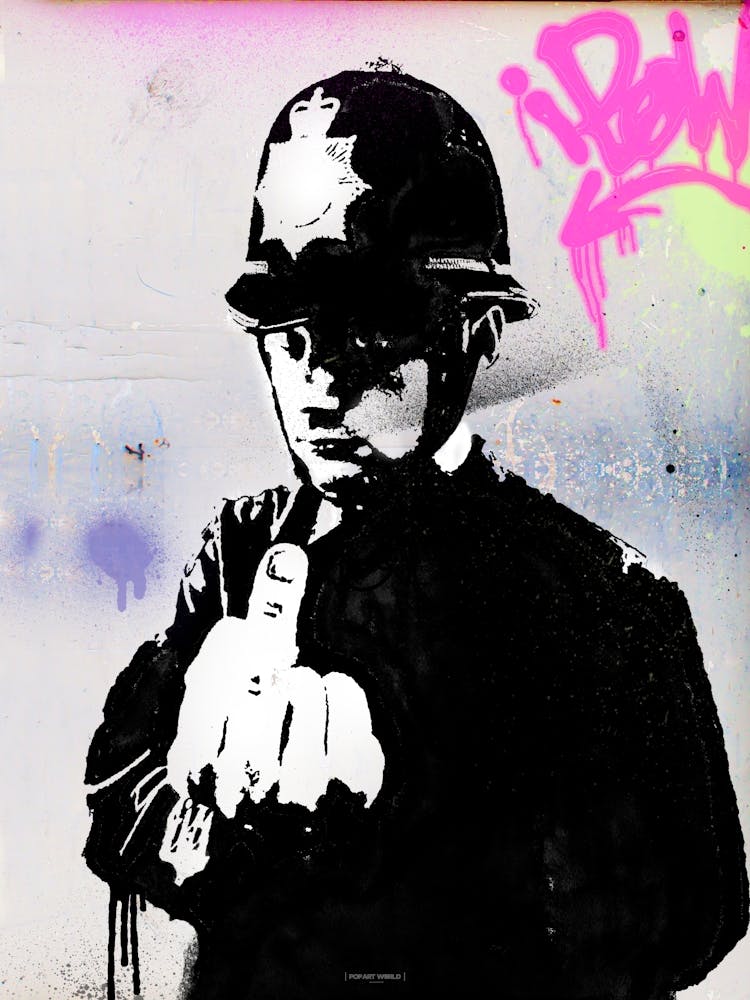 Police Agent | Street Art Digital | Pop Art 2025