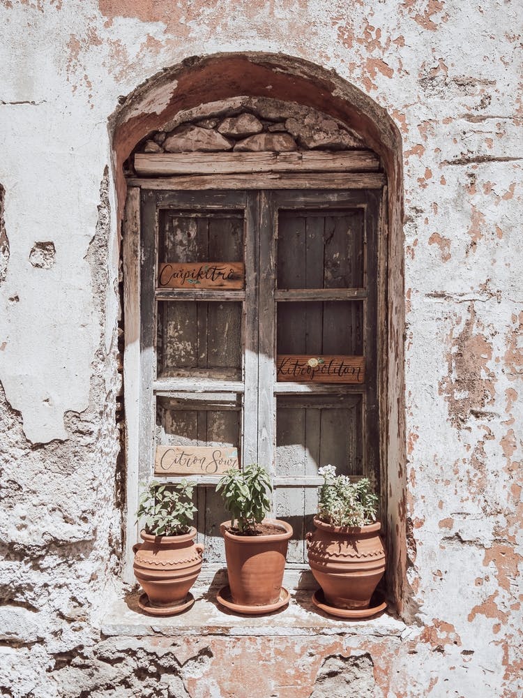 Weathered Window, Naxos