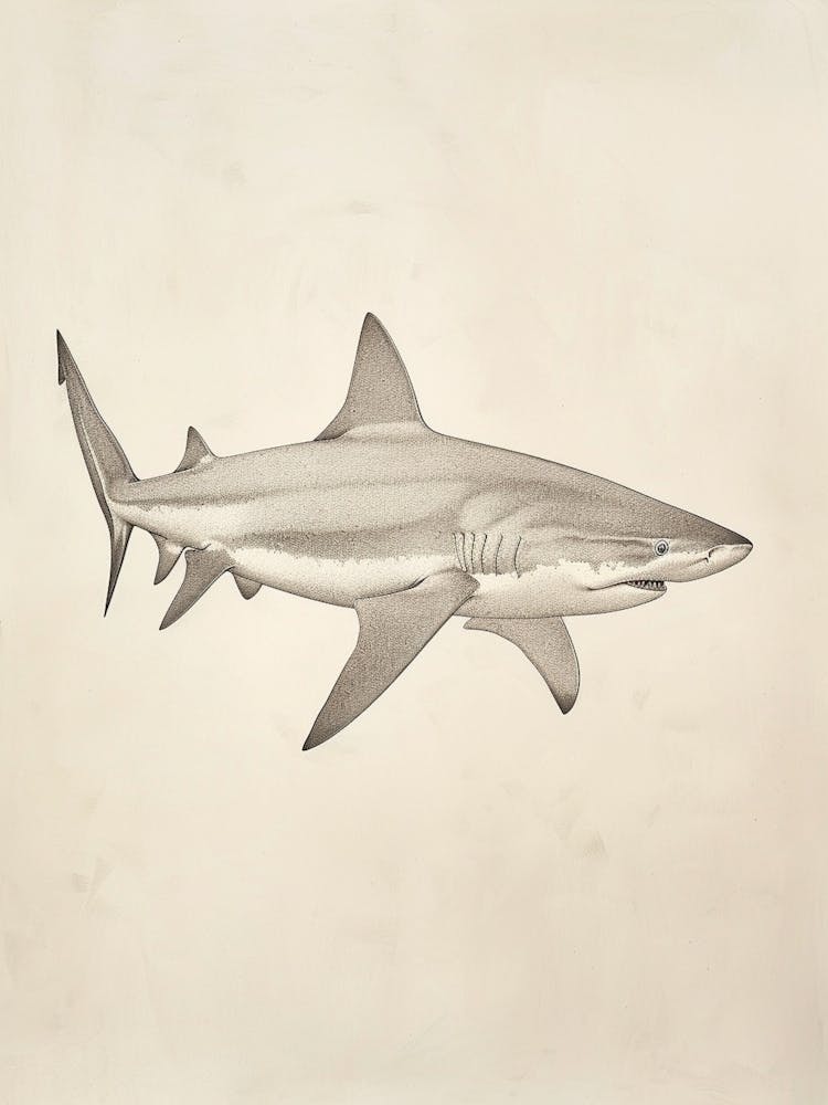 Carpet Shark Vintage Illustration 5