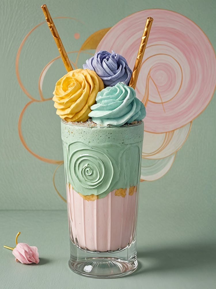 Milkshake in Pastel Colours