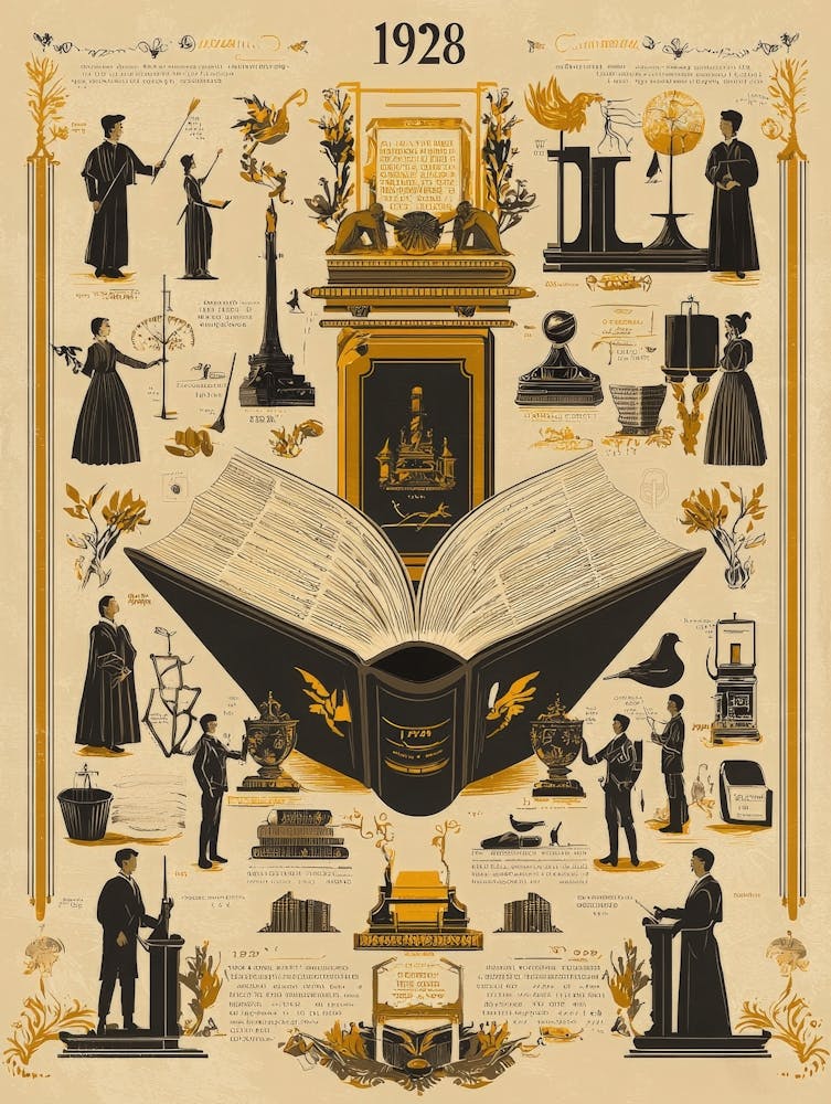 Aihrgdesign A Vintage Academic Poster Celebrating The Complet 5275b906 443b 4ab1 941c 5f6116ae53ce 0