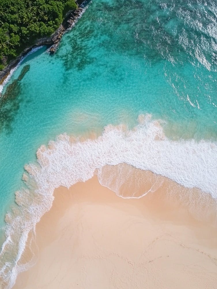 Aerial View Of A Tropical Beach 24