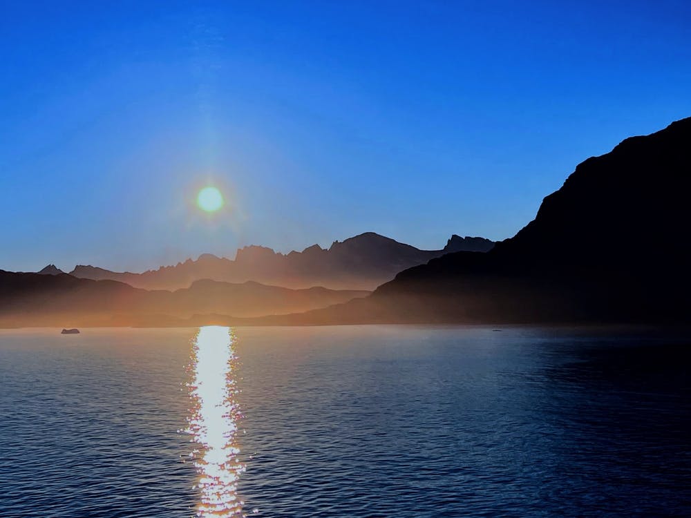 Sunrise Over The Mountains (Greenland Series)