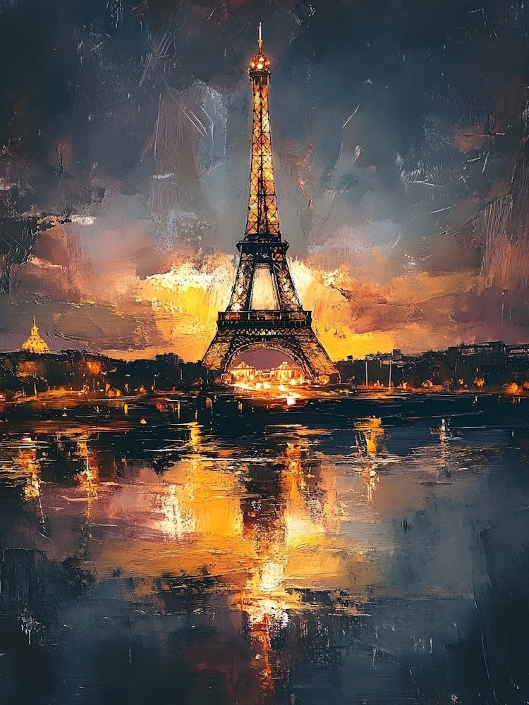 Eiffel Tower Modern 3