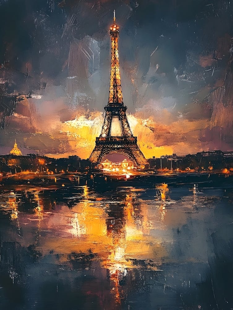 Eiffel Tower Modern 3
