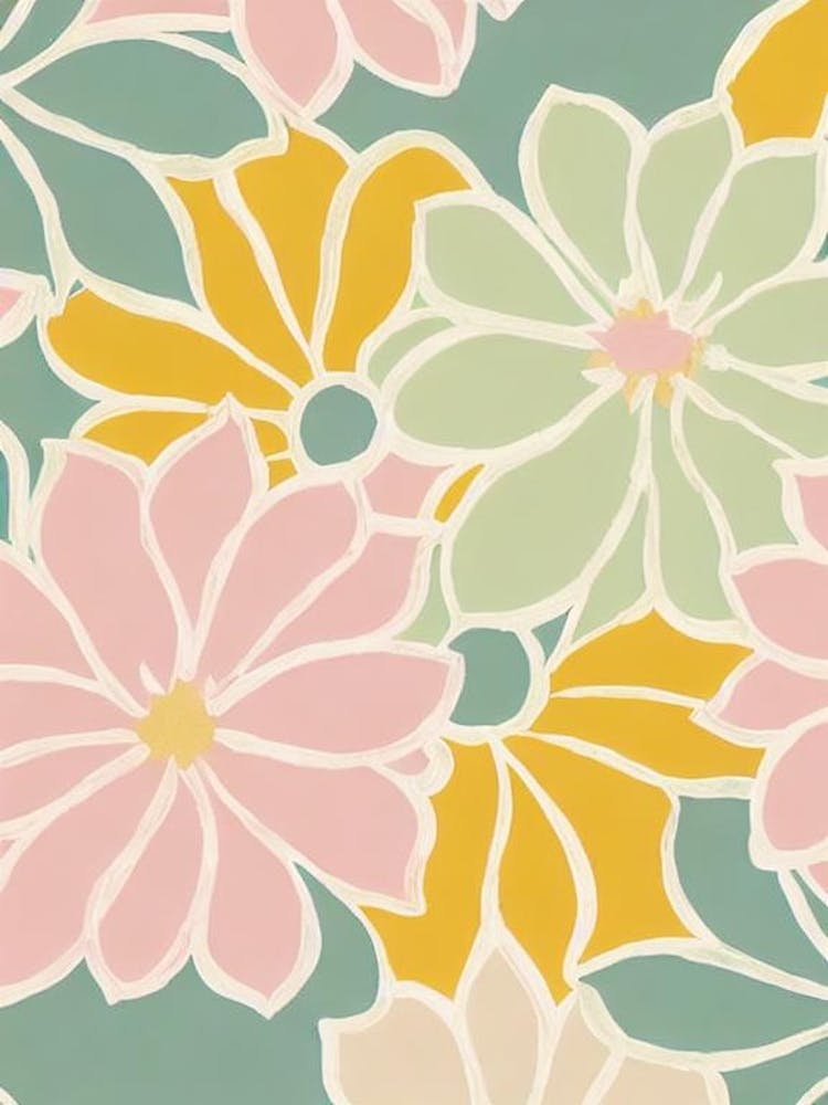 Bourvardia Pastel Floral 3 Flower