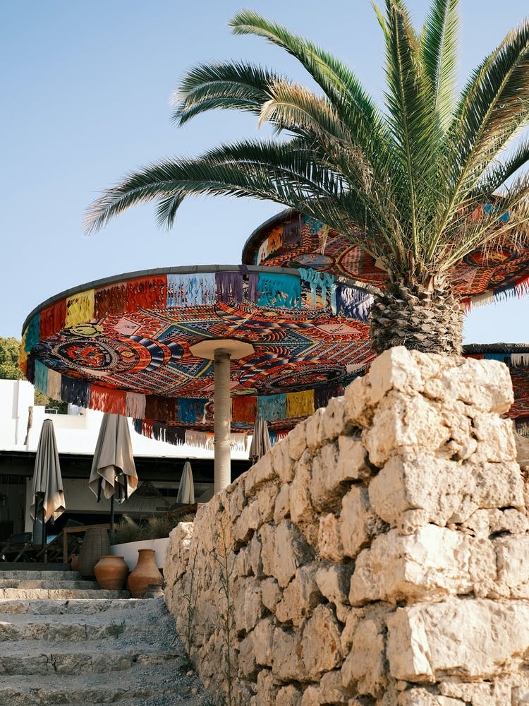 Colorful Umbrellas // Ibiza Travel Photography