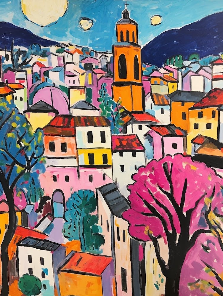 Turin Italy 3 Fauvist Painting