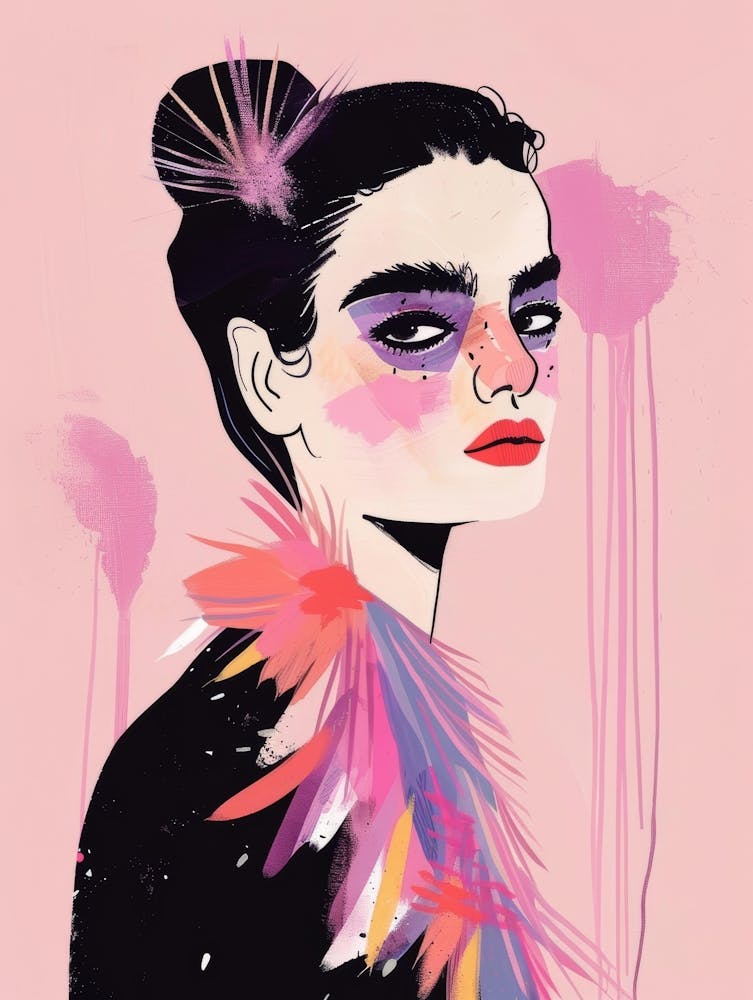 Girl With Feathers 3