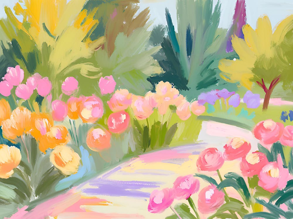 Tulips In The Garden 3