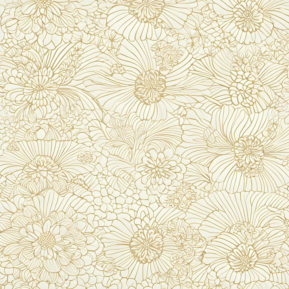 Beige Floral Pattern