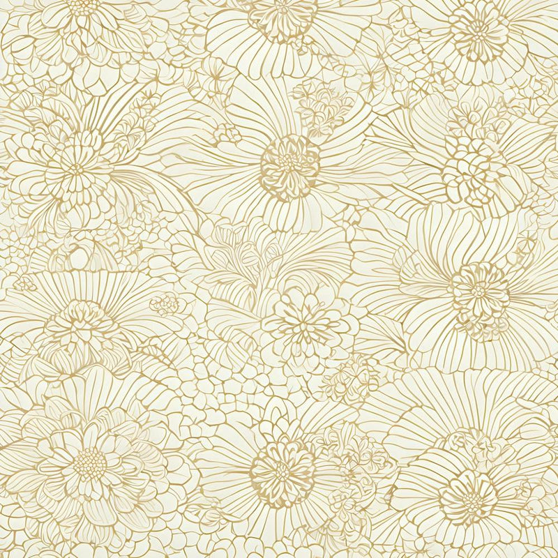 Beige Floral Pattern
