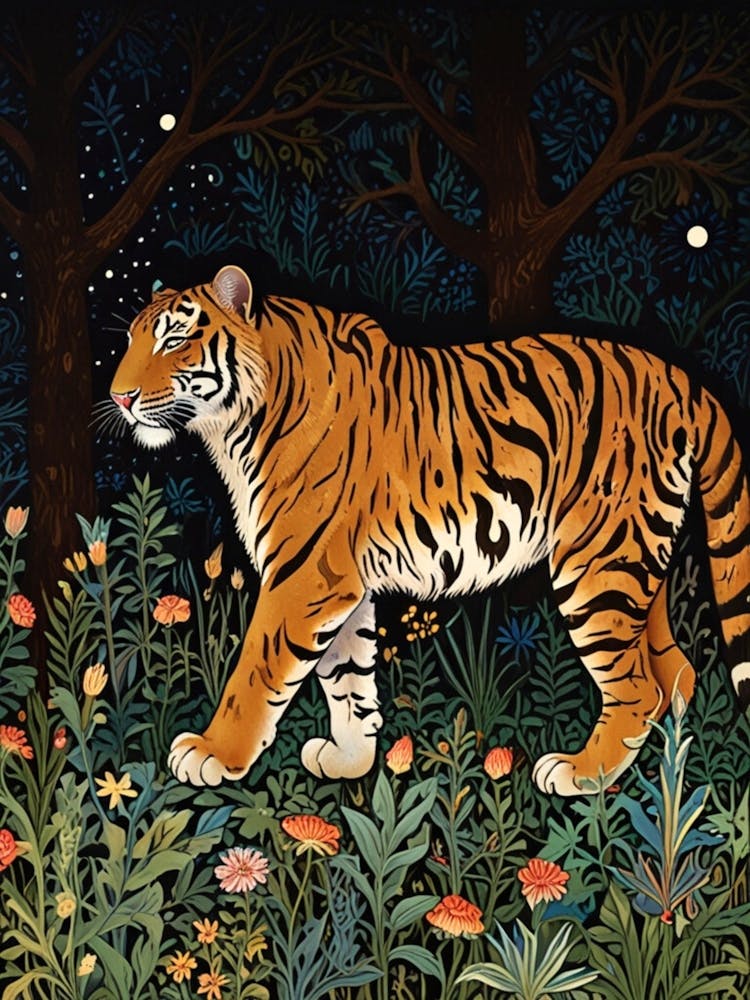 William Morris Tiger In The Forest 4
