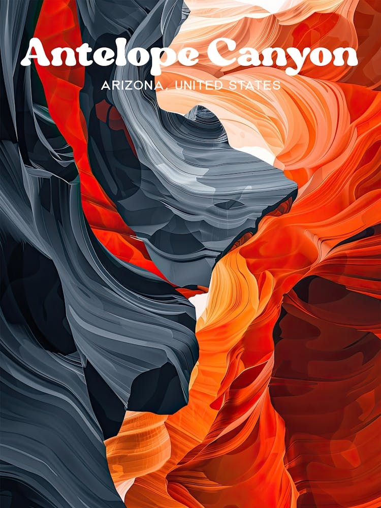 Antelope Canyon Navajo Tribal Park Travel Art