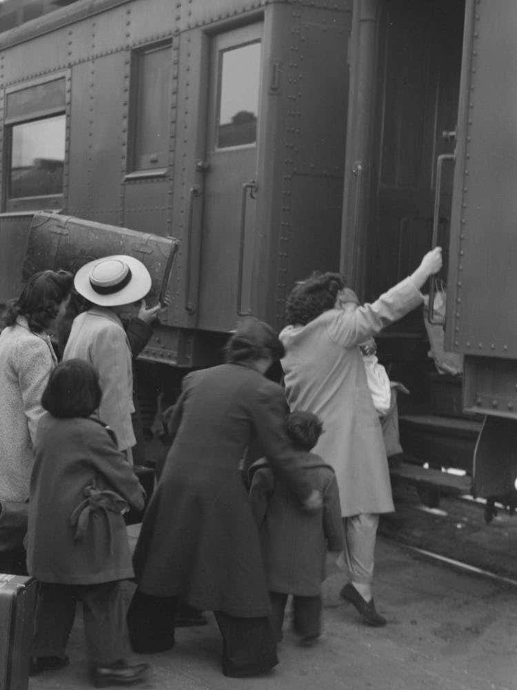 Los Angeles, California, The Evacuation Of The Japanese Americans From West Coast Areas Under U S Army War 1