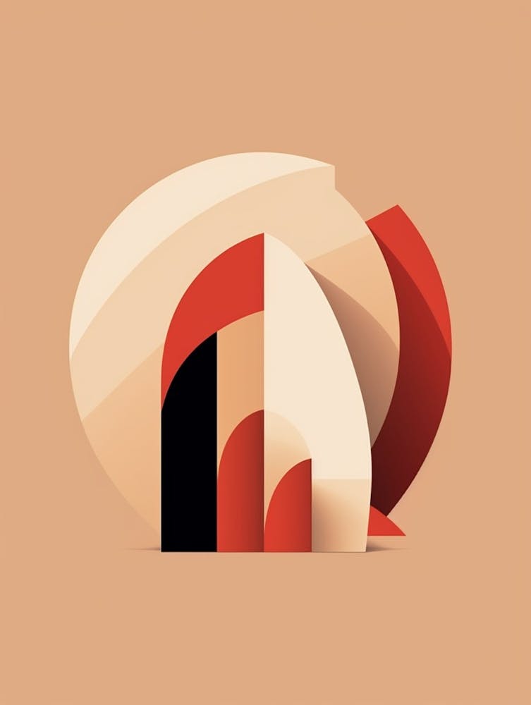 Armadillo Minimalist Abstract 1