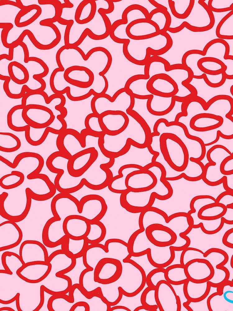 Abstract Pink Flower