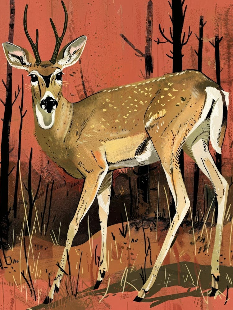 Deer In The Woods 11