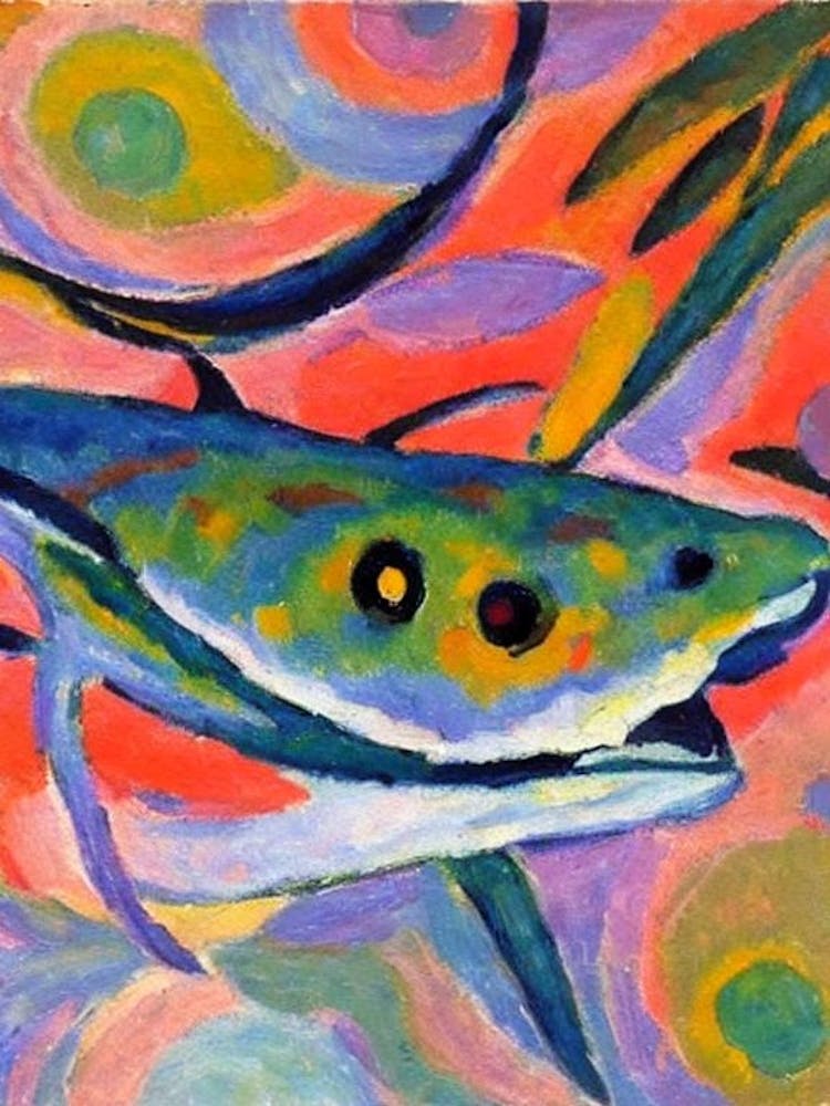 Cookie Cutter Shark Matisse Inspired