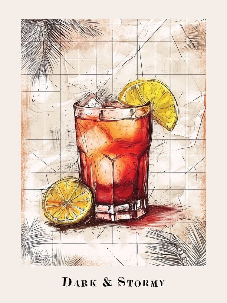 Dark & Stormy Tile Poster 1