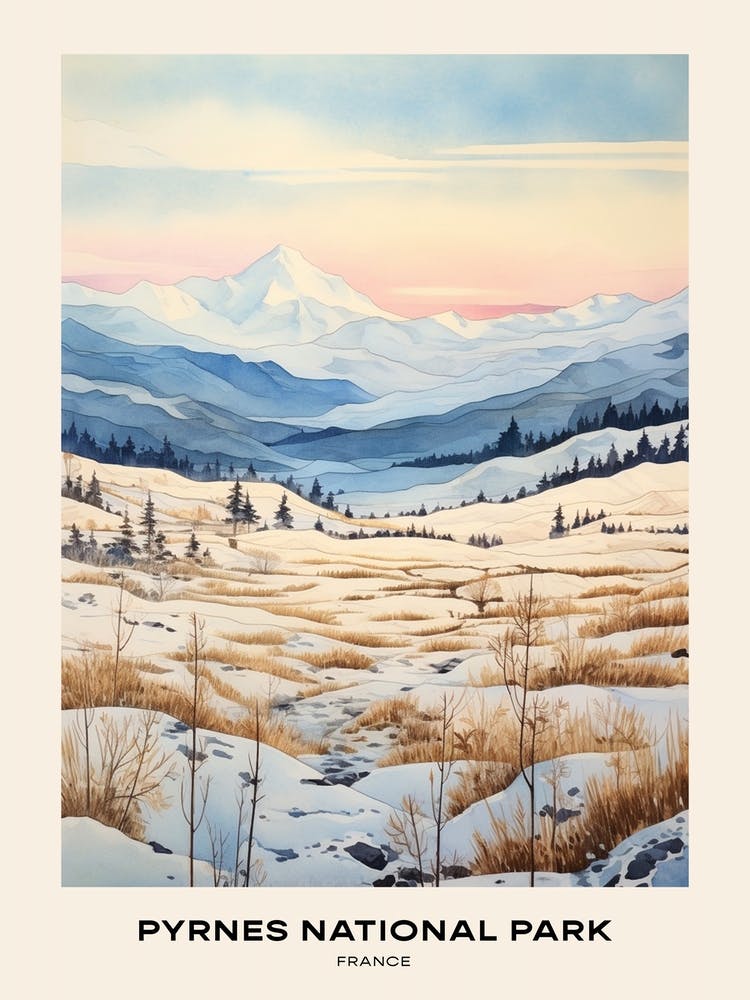 Pyrnes National Park France 2 Poster