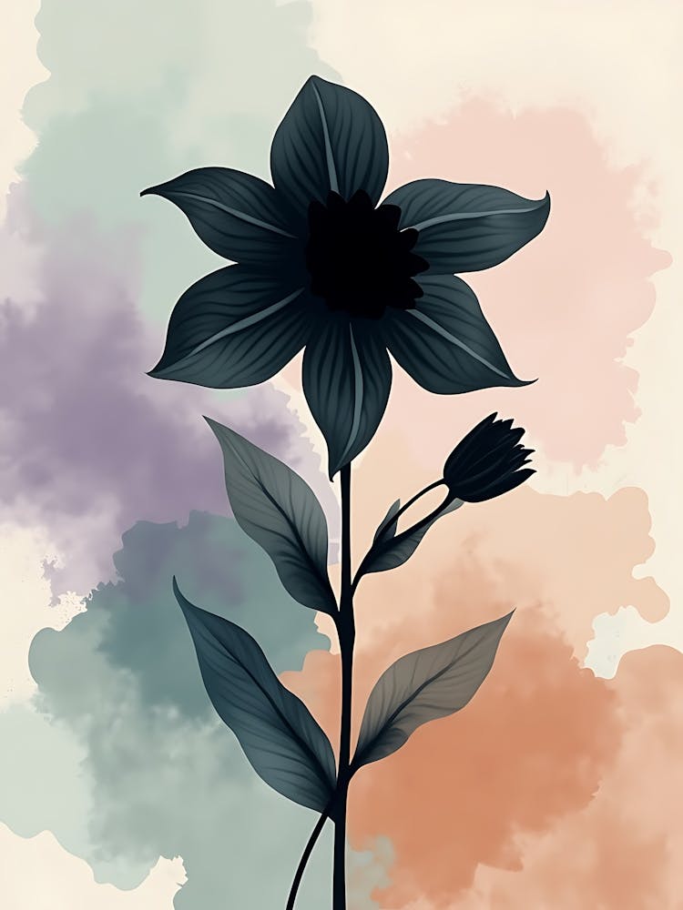 Minimalist Floral Movement in Muted Tones