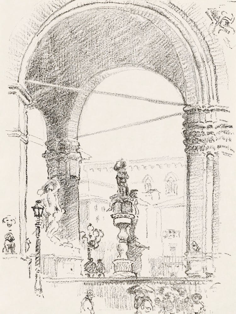 Loggia Dei Lanzi Alice in Wonderland