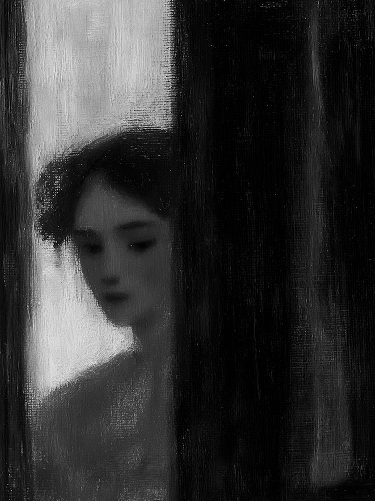 Girl In A Window