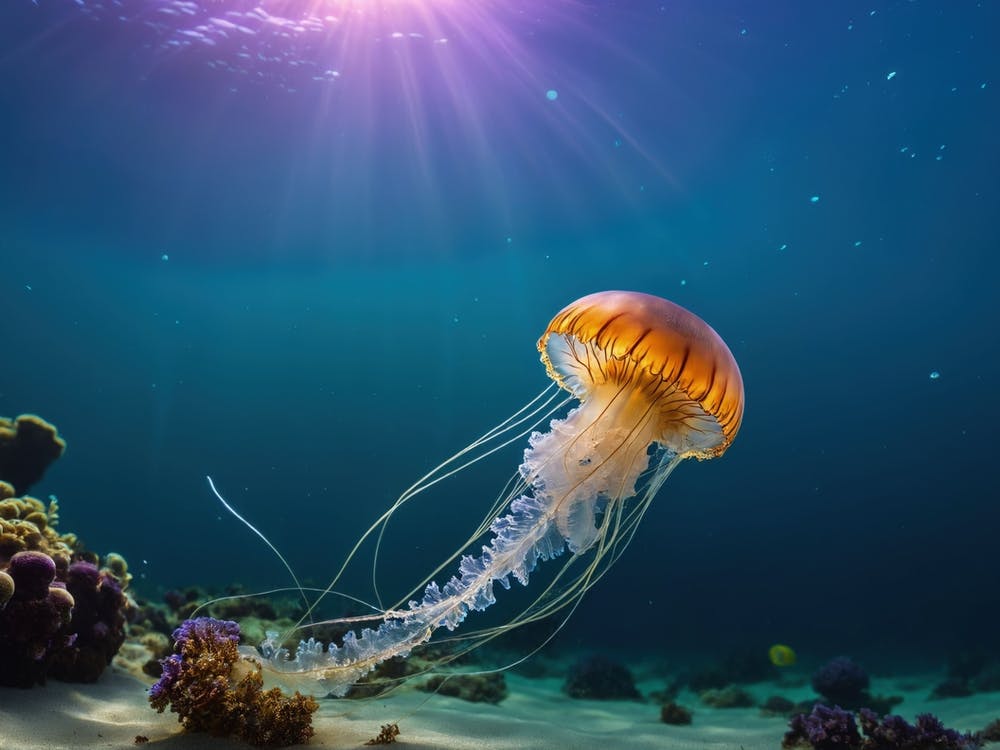 Jellyfish In The Ocean