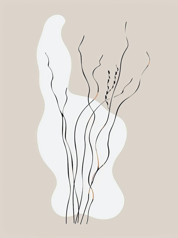 Nairobi Botanical Garden Boho Line Art