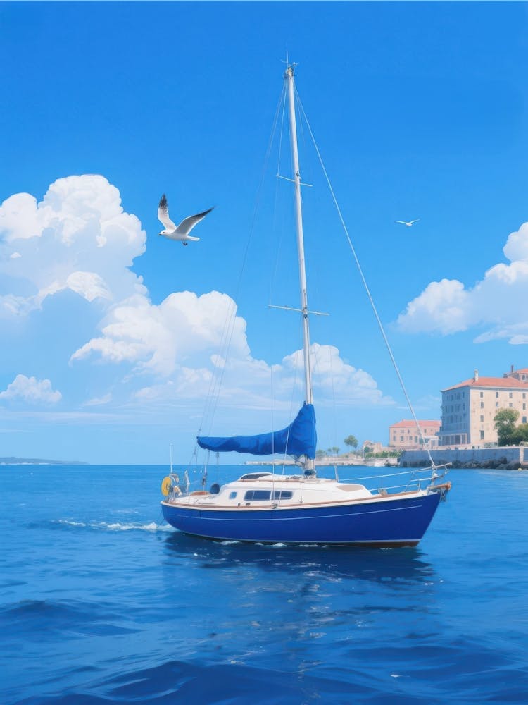 Sailboat On The Sea 1