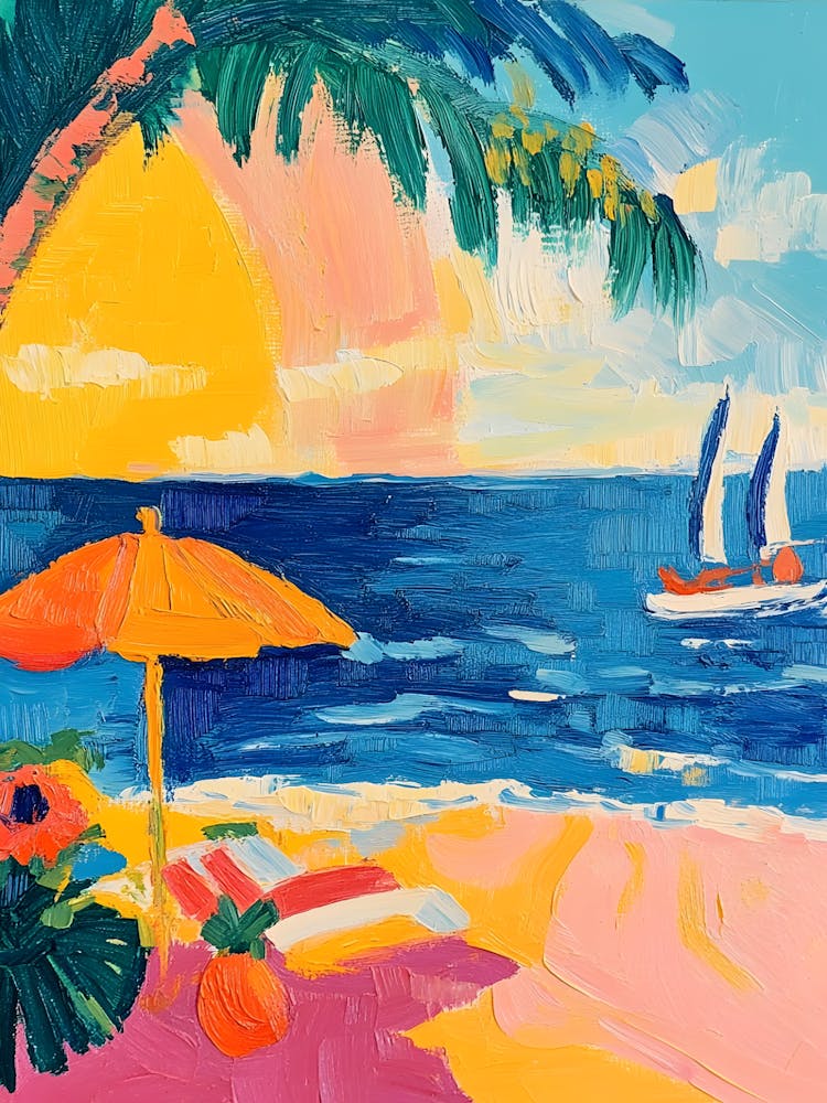 Sunset On The Beach 1