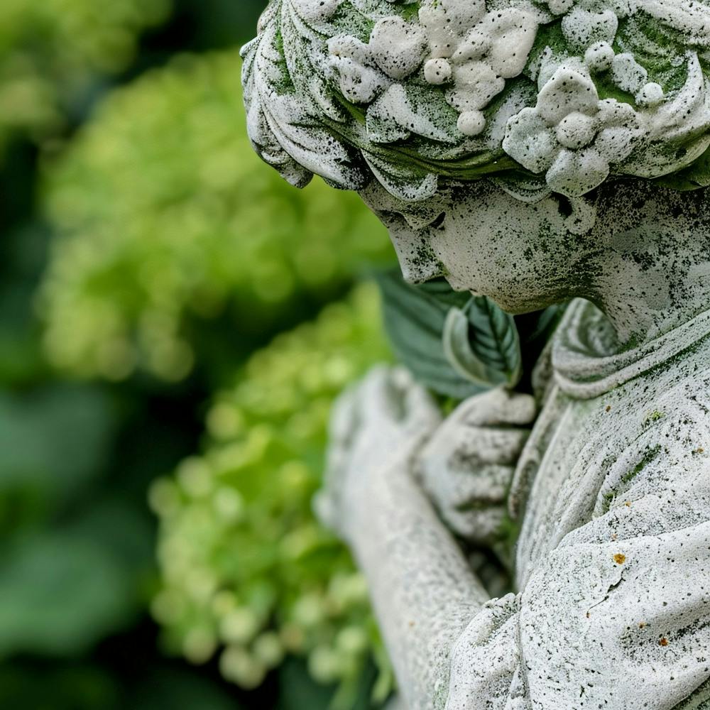 Statue Of A Garden Angel