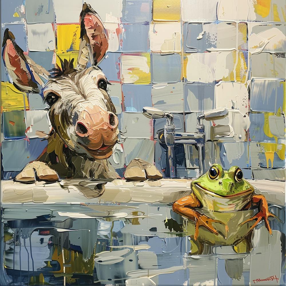 Donkey And Frog 2