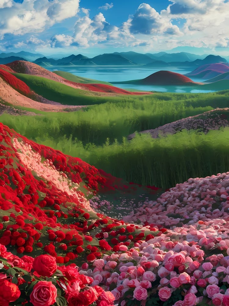 Chinese Flower Field