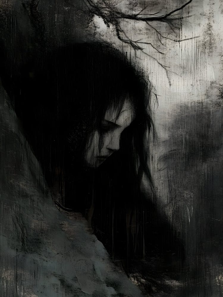 Little Girl In The Woods